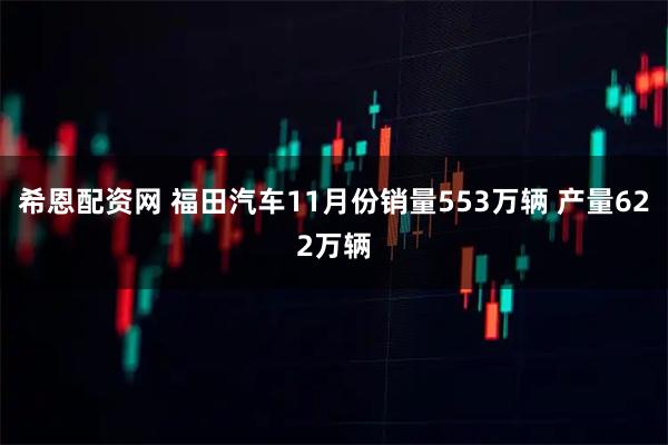 希恩配资网 福田汽车11月份销量553万辆 产量622万辆