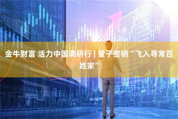 金牛财富 活力中国调研行 | 量子密钥“飞入寻常百姓家”